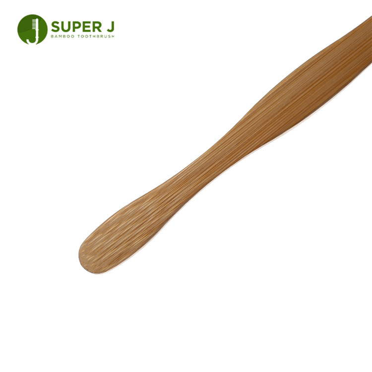 Natural Bamboo Toothbrush with Bamboo Wooden Case 100% Biodegradable Toothbrush Adults BPA Free