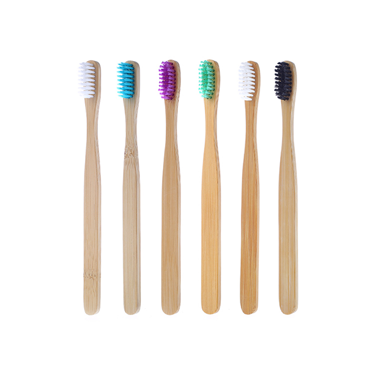 Natural Carbon Green Bristles Bamboo Toothbrushes Environmental Protection Bamboo Toothbrush