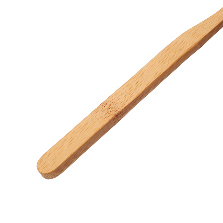 Oem Flat White Bamboo Toothbrush Eco Friendly Custom Logo Natural Nylon Dupont Bristles Toothbrush