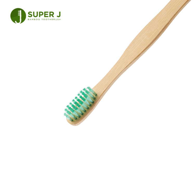 Wholesale 100% Organic Natural Biodegradable Travel Baby Kids Soft Bristles Bamboo Toothbrush Custom Logo