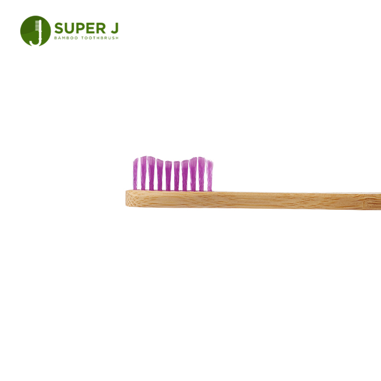 Biodegradable Bamboo Organic Toothbrush Wholesale Private Label Eco Friendly Wavy Bamboo Toothbrush