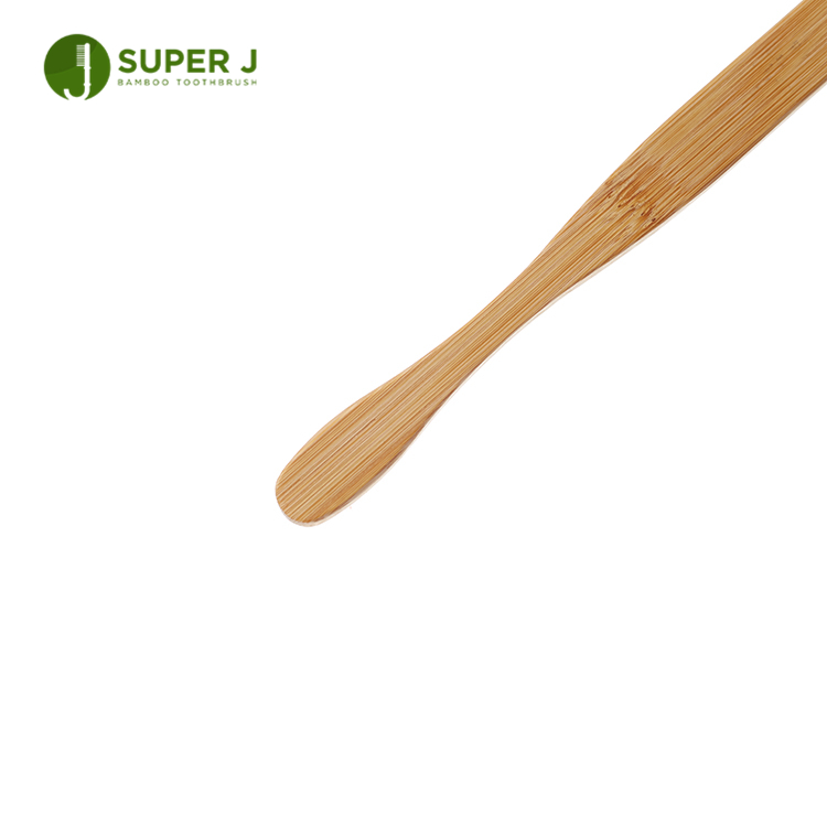 Family Organic 100% Biodegradable Eco-friendly Custom Logo Eco New Premium Bamboo Toothbrush Pack of 4