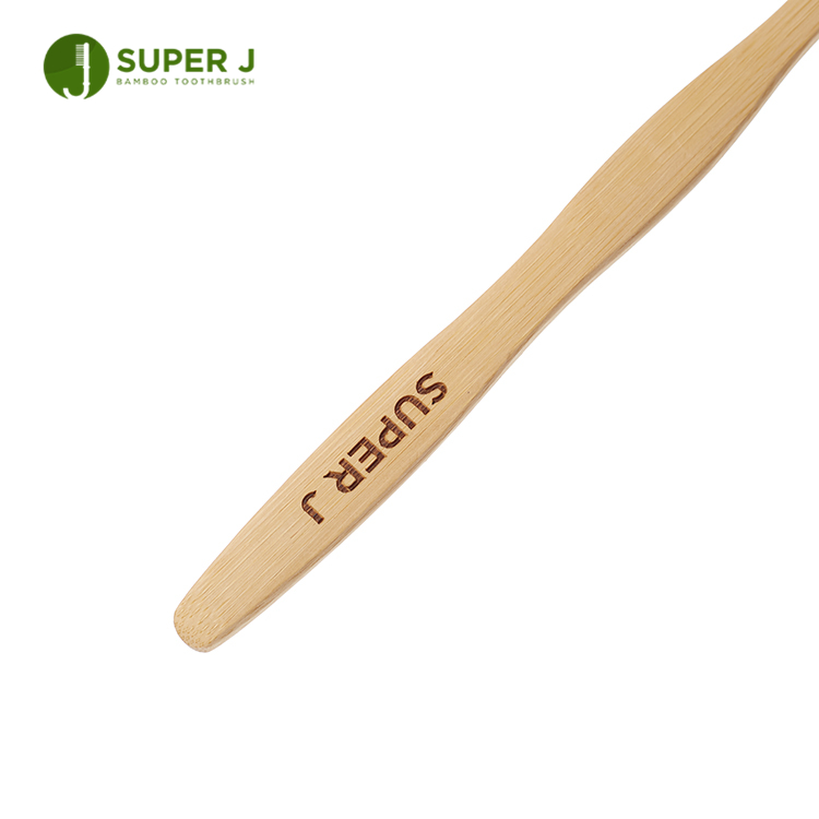 Wholesale 100% Organic Natural Biodegradable Travel Baby Kids Soft Bristles Bamboo Toothbrush Custom Logo