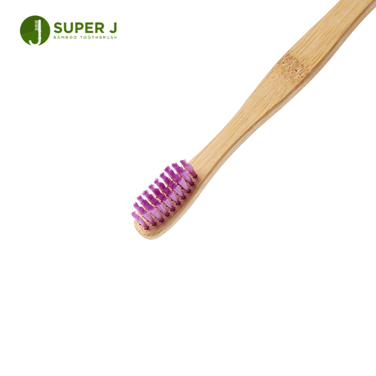 Biodegradable Bamboo Organic Toothbrush Wholesale Private Label Eco Friendly Wavy Bamboo Toothbrush