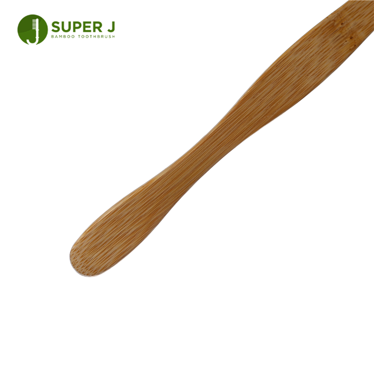 Wholesale Handle Soft Nylon Bristle Bamboo Toothbrush Wave Personal Toothbrush Design