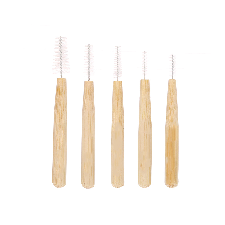 Wholesale Interdental Brush Dental Soft Eco Bamboo Reusable Interdental Brush Bamboo Biodegradable