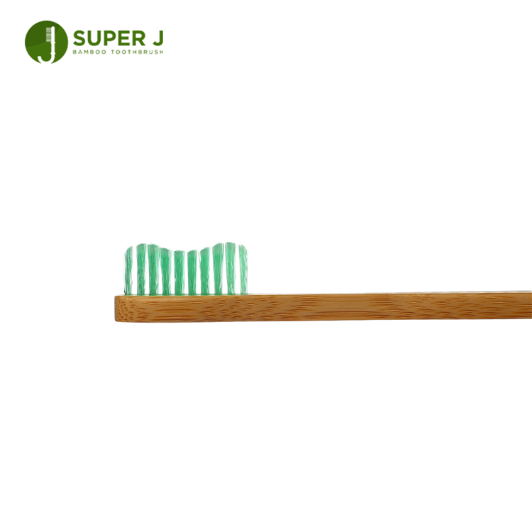 Customized Logo CE Certificate Soft Wool Reusable Biodegradable Hotel Bamboo Toothbrush with Packaging