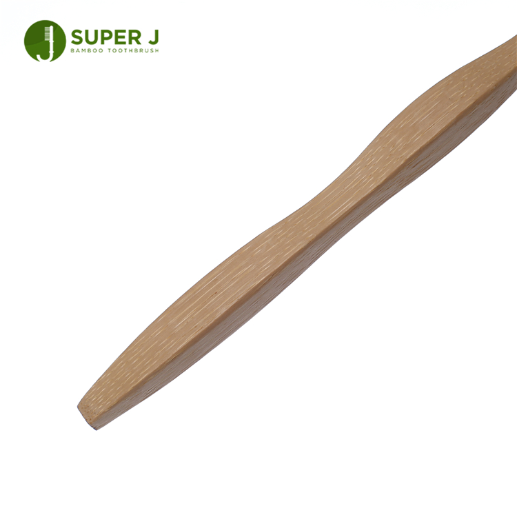 Natural Bamboo Toothbrush with Bamboo Wooden Case 100% Biodegradable Toothbrush Adults BPA Free