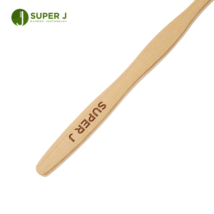 Wholesale Bamboo Natural Nylon Bristle Recyclable Biodegradable Eco Friendly Bamboo Toothbrush Custom