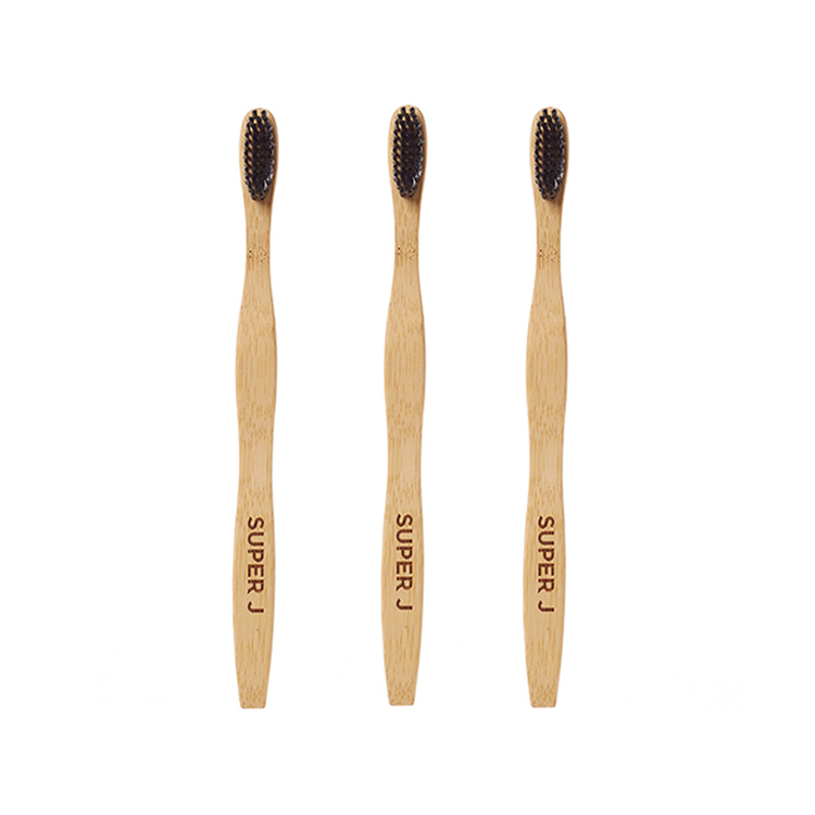 Unique Design Eco-friendly New Bamboo Crank Biodegradable Natural Charcoal Bamboo Toothbrush 100% Organic for Adults