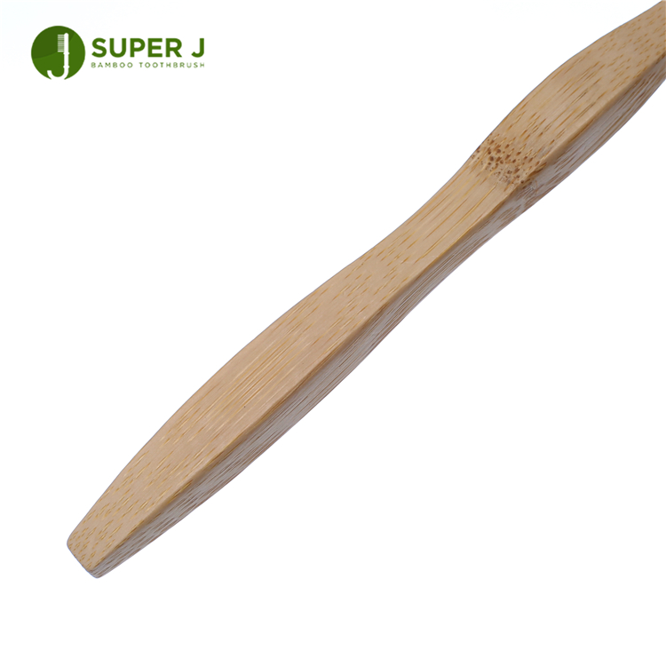 Wholesale Handle Soft Nylon Bristle Bamboo Toothbrush Wave Personal Toothbrush Design
