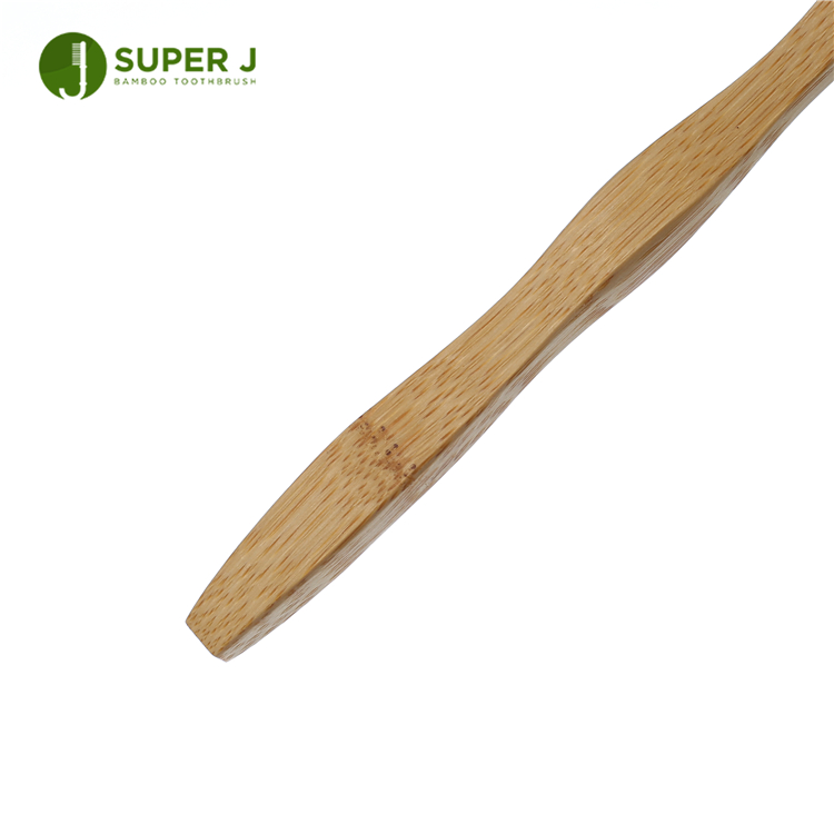 Low Moq Wholesale 100% Natural Biodegradable Wooden Custom Soft Baby Bamboo Toothbrush