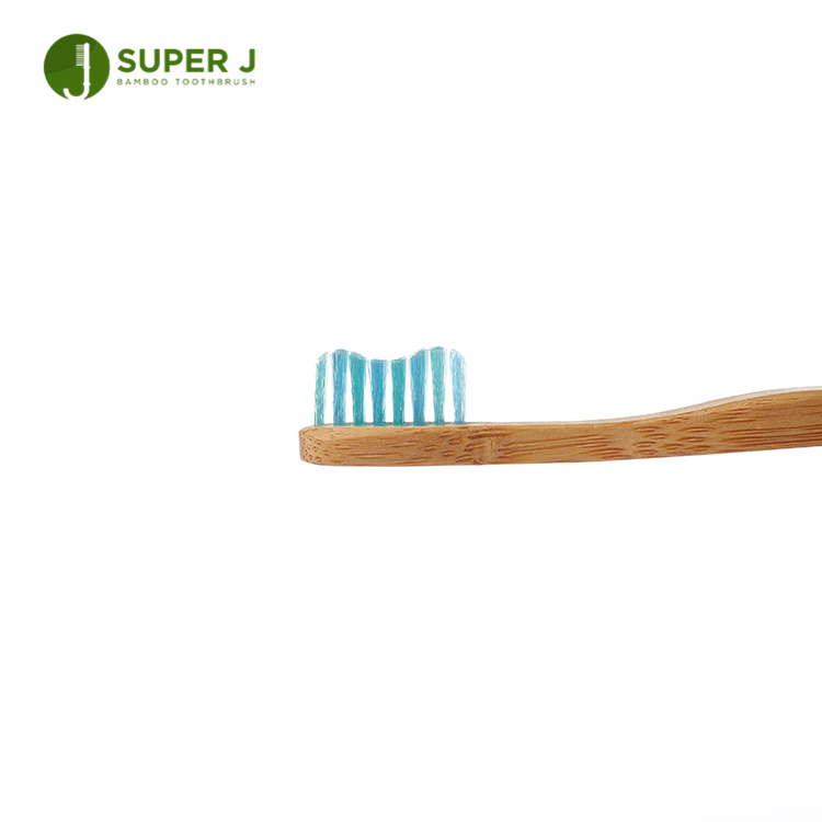 Custom Logo Colors Bamboo Toothbrush Nylon 6 Eco Friendly Wooden Soft Bristle New Design Toothbrush Individual