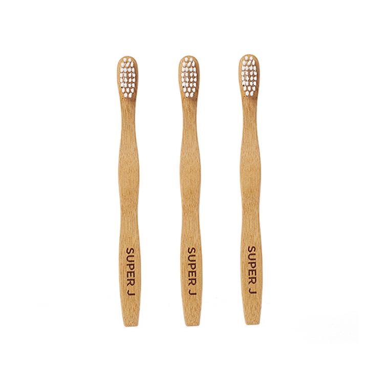 Private Label 100% Natural Biodegradable Eco Wholesale Wooden White Bamboo Toothbrush Hot Sale