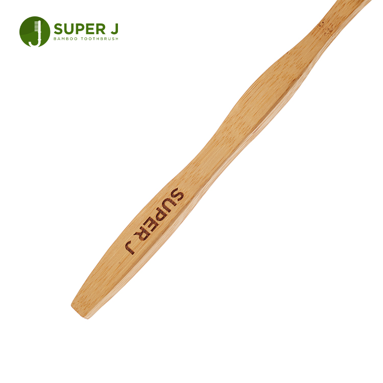 Wholesale Private Label Adults Oral Clean Charcoal Bamboo Toothbrush Child