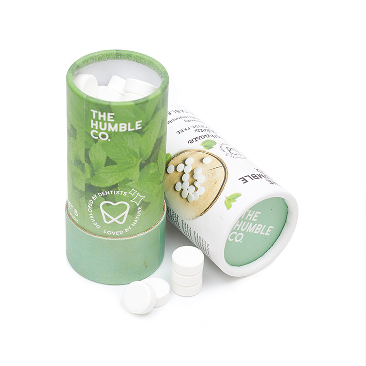Organic Peppermint Activated Charcoal Teeth Whitening Toothpaste Tablets