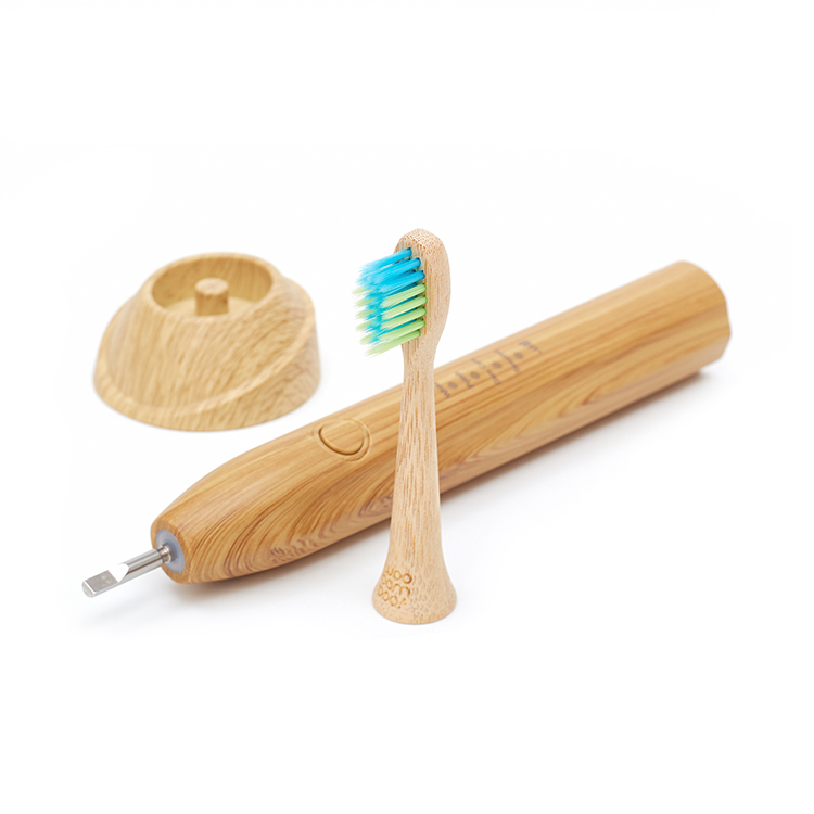 Eco- Friendly Biodegradable Brush Head Electrical Bamboo Electric Toothbrush