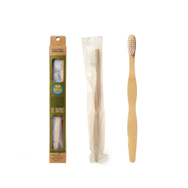 100% Natural Customized Box Packaging Bamboo Toothbrush