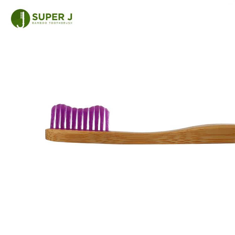 Professional Soft Nylon Bristle Eco Friendly Natural Bamboo Toothbrush Custom Logo Manufacturer
