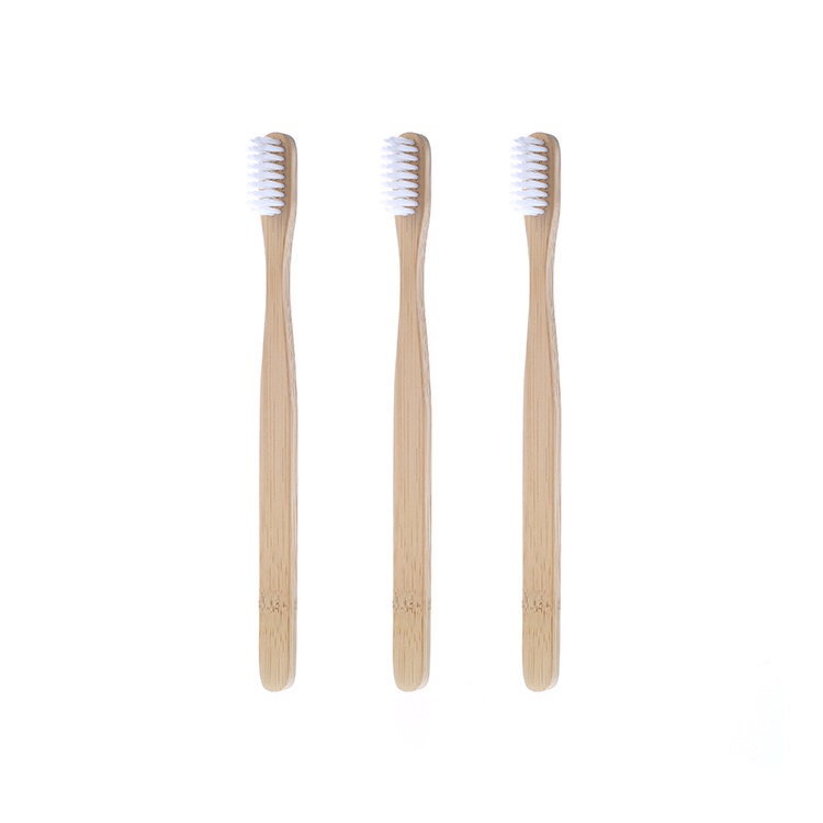 Hot Selling Eco-Friendly Natural Biodegradable Wooden Bamboo Toothbrush 4 Sets Packed