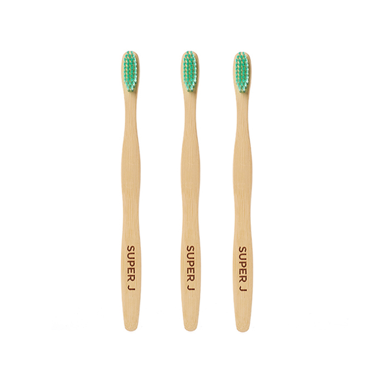 Wholesale 100% Organic Natural Biodegradable Travel Baby Kids Soft Bristles Bamboo Toothbrush Custom Logo