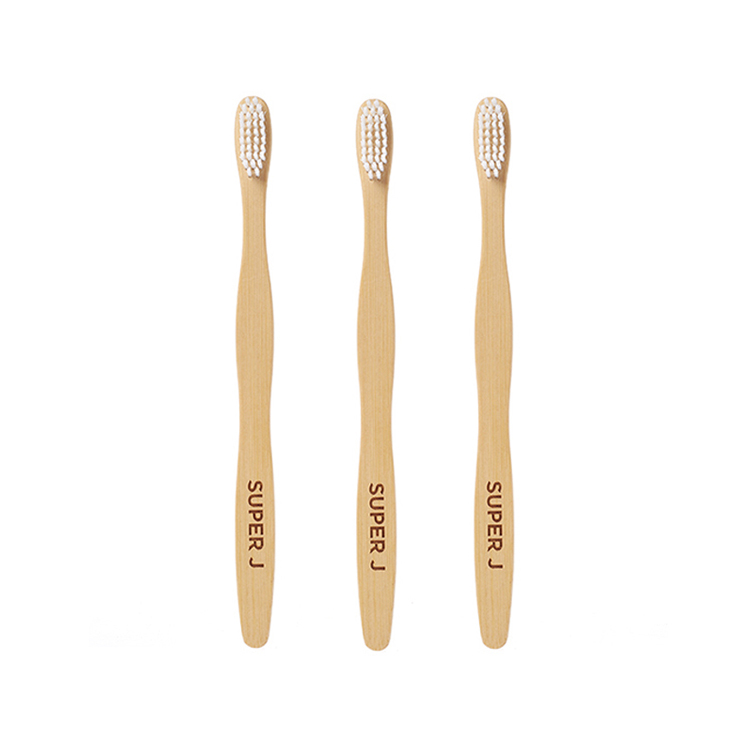 Wholesale Bamboo Natural Nylon Bristle Recyclable Biodegradable Eco Friendly Bamboo Toothbrush Custom