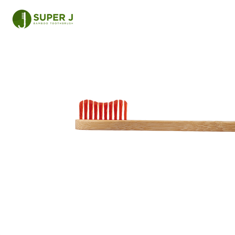 Family Organic 100% Biodegradable Eco-friendly Custom Logo Eco New Premium Bamboo Toothbrush Pack of 4