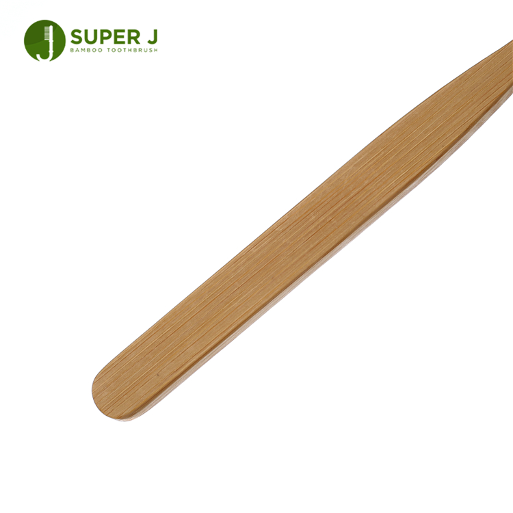 Customized Logo CE Certificate Soft Wool Reusable Biodegradable Hotel Bamboo Toothbrush with Packaging