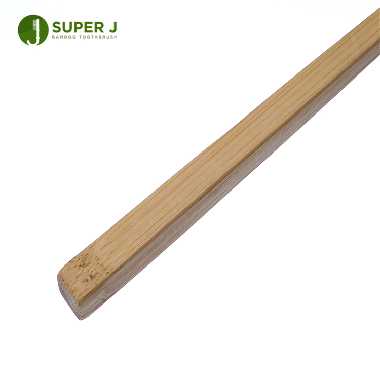 100% Eco-friendly Disposable Soft Bamboo Toothbrush Natural Bristles Wholesale Custom