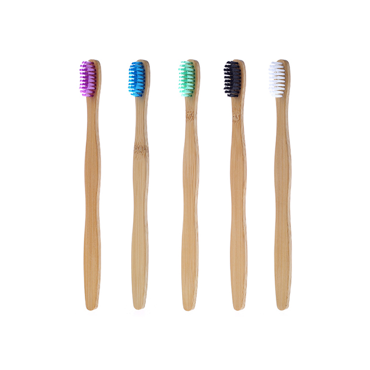 Eco-friendly Adult Soft Bristles Bamboo Toothbrushes Biodegradable Bristles Corn Kit