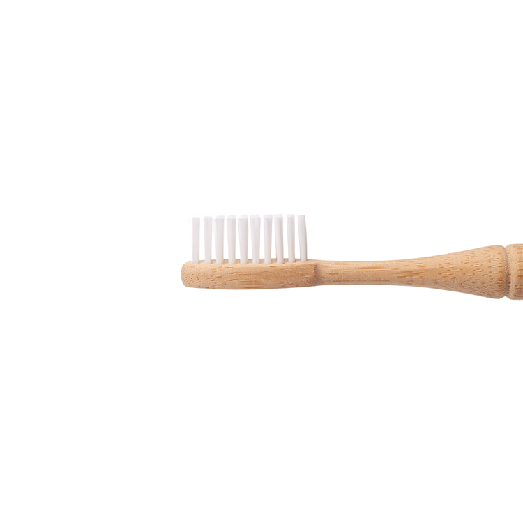 Hot Selling Eco-Friendly Natural Biodegradable Wooden White Bamboo Toothbrush 4 Sets Packed