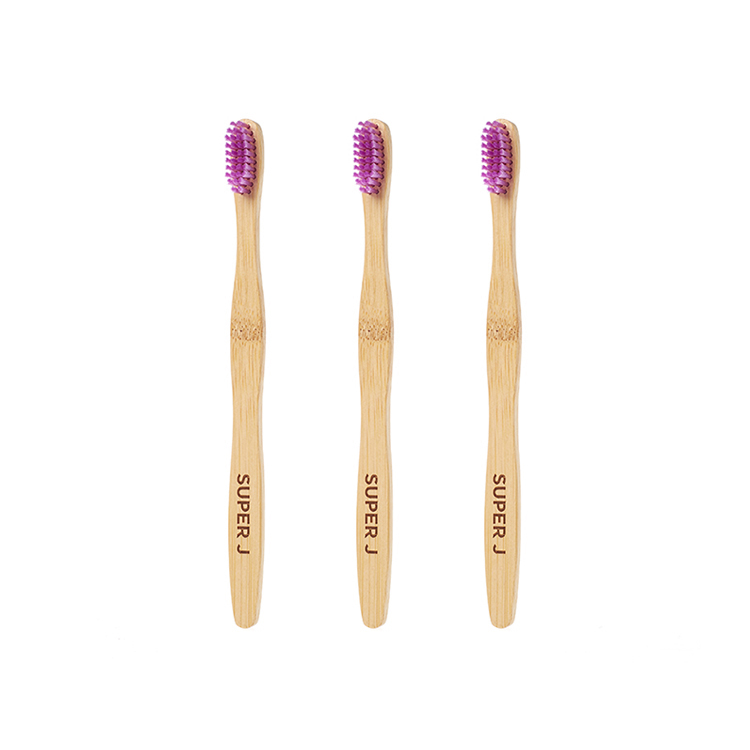 Biodegradable Bamboo Organic Toothbrush Wholesale Private Label Eco Friendly Wavy Bamboo Toothbrush