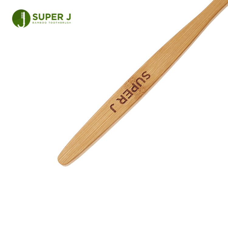 Natural Bamboo Handle Toothbrush Purple Whitening Soft Bristles Premium Biodegradable Bamboo Toothbrush Eco-friendly Oral Care