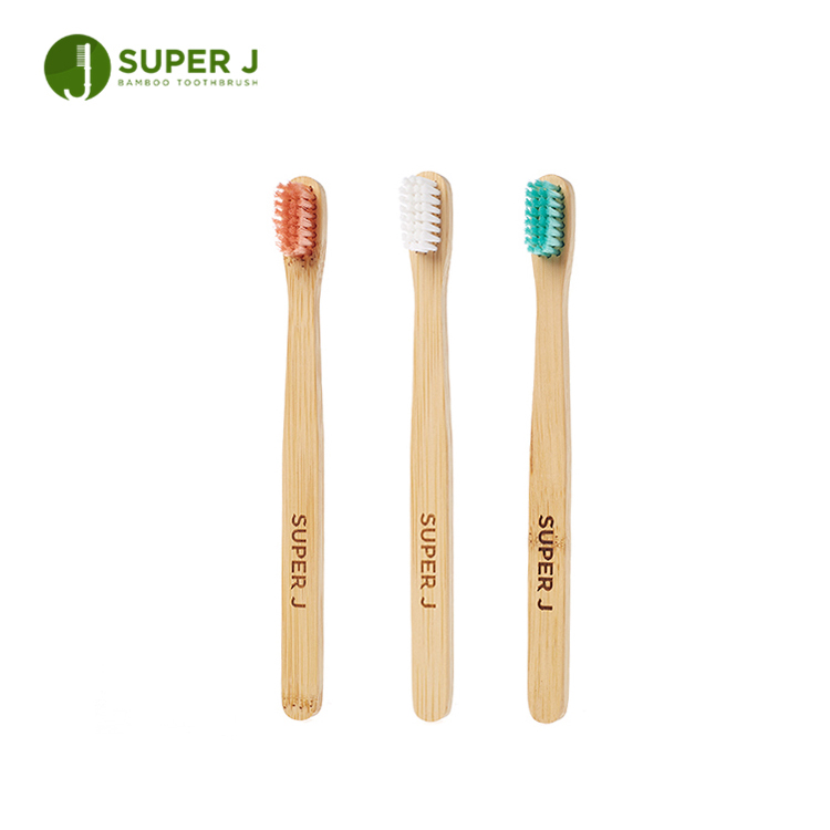 Natural Wild Organic Bamboo Biodegradable Soft Bristles Oem Adult Bamboo Toothbrush Nylon 6