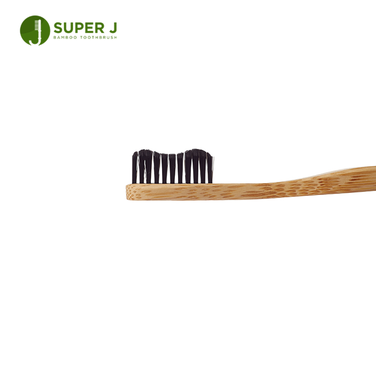 Unique Design Eco-friendly New Bamboo Crank Biodegradable Natural Charcoal Bamboo Toothbrush 100% Organic for Adults