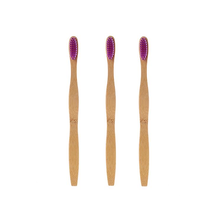 Professional Soft Nylon Bristle Eco Friendly Natural Bamboo Toothbrush Custom Logo Manufacturer