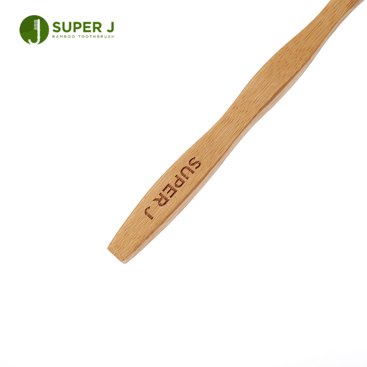 Custom Logo Colors Bamboo Toothbrush Nylon 6 Eco Friendly Wooden Soft Bristle New Design Toothbrush Individual
