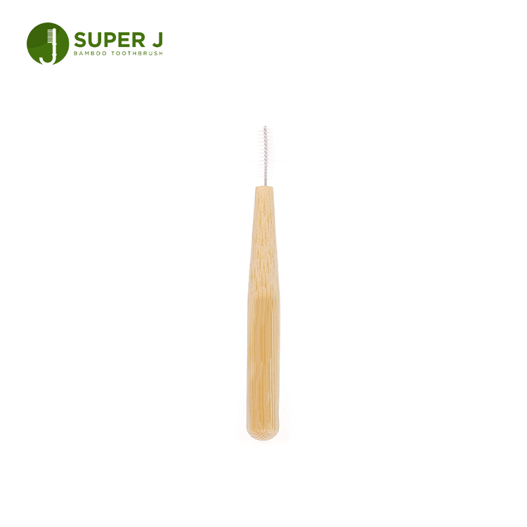 Wholesale Interdental Brush Dental Soft Eco Bamboo Reusable Interdental Brush Bamboo Biodegradable