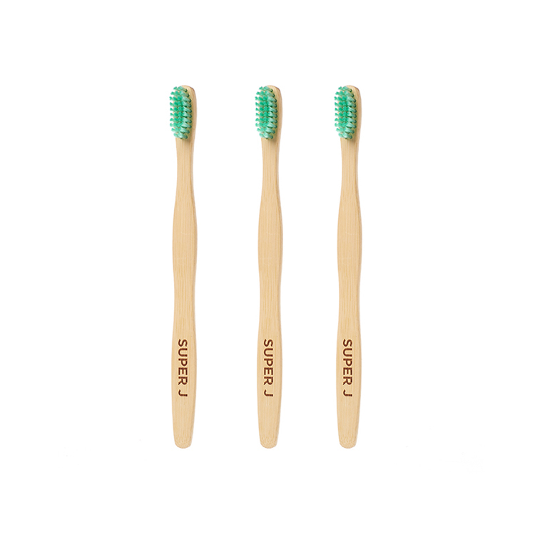 Wholesale 100% Organic Natural Biodegradable Travel Baby Kids Soft Bristles Bamboo Toothbrush Custom Logo