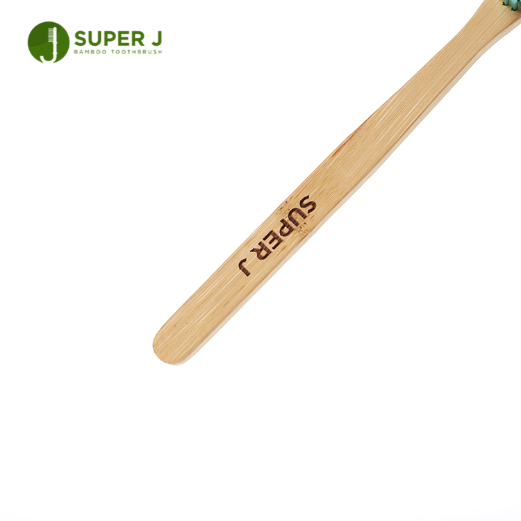 Natural Wild Organic Bamboo Biodegradable Soft Bristles Oem Adult Bamboo Toothbrush Nylon 6
