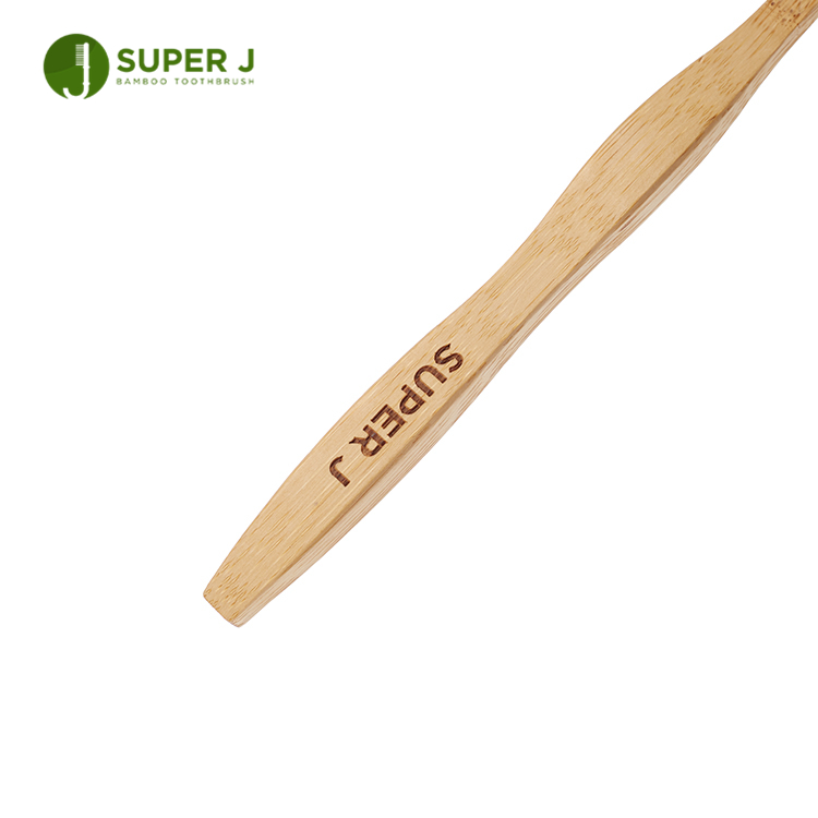 Unique Design Eco-friendly New Bamboo Crank Biodegradable Natural Charcoal Bamboo Toothbrush 100% Organic for Adults