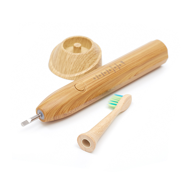 Eco- Friendly Biodegradable Brush Head Electrical Bamboo Electric Toothbrush