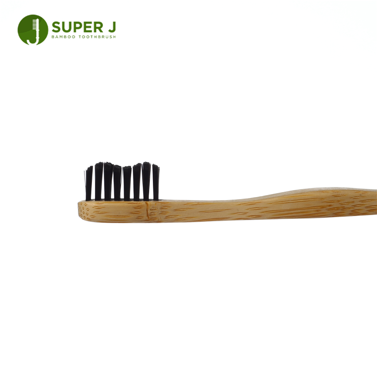 Custom Logo Wholesale Hotel Eco Friendly Charcoal Natural Bamboo Toothbrush