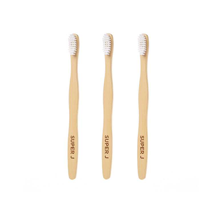 Wholesale Bamboo Natural Nylon Bristle Recyclable Biodegradable Eco Friendly Bamboo Toothbrush Custom