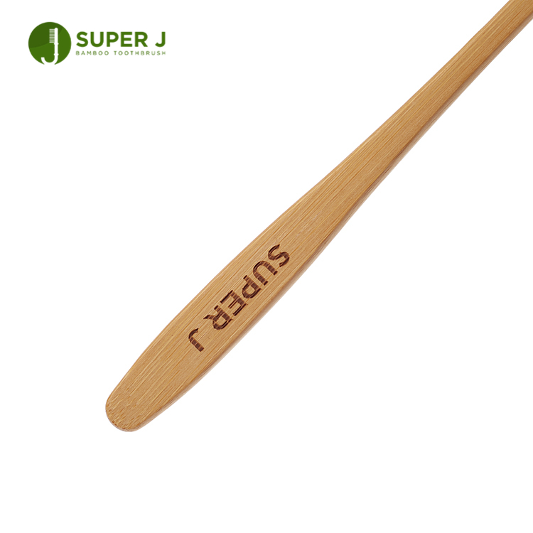 Bamboo Toothbrush Quality And Environmental Yellow Soft Bristle Toothbrush Adult Child Custom Logo