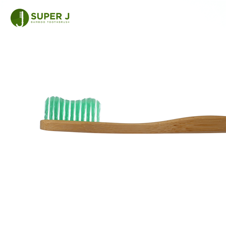 Natural Bamboo Toothbrush with Bamboo Wooden Case 100% Biodegradable Toothbrush Adults BPA Free