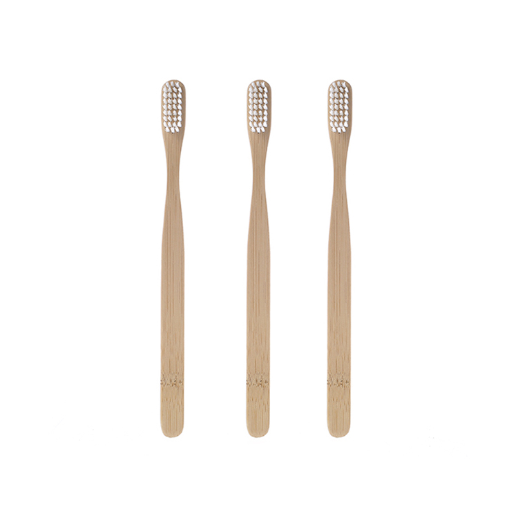 Hot Selling Eco-Friendly Natural Biodegradable Wooden Bamboo Toothbrush 4 Sets Packed