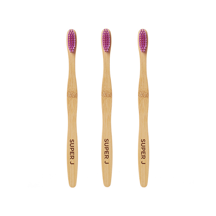 Biodegradable Bamboo Organic Toothbrush Wholesale Private Label Eco Friendly Wavy Bamboo Toothbrush
