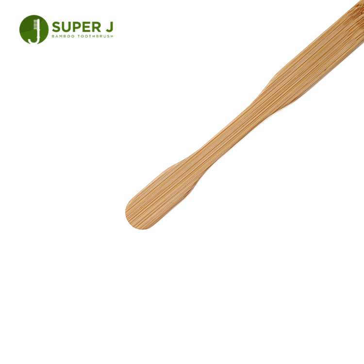 Wooden Pink Toothbrush Set Eco-friendly Biodegradable Flat New Bamboo Toothbrush Wholesale