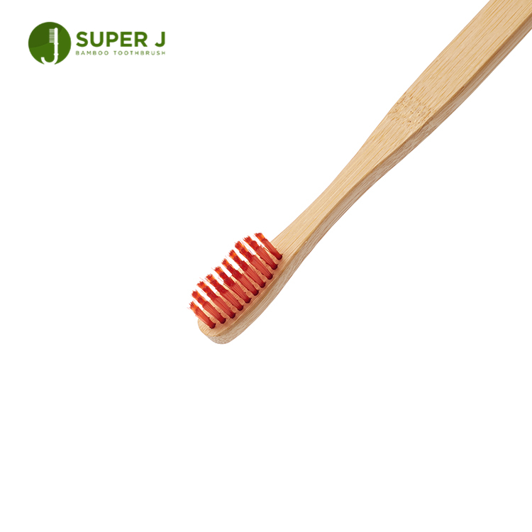 Family Organic 100% Biodegradable Eco-friendly Custom Logo Eco New Premium Bamboo Toothbrush Pack of 4